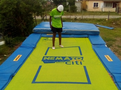 new jumping mat for trampoline